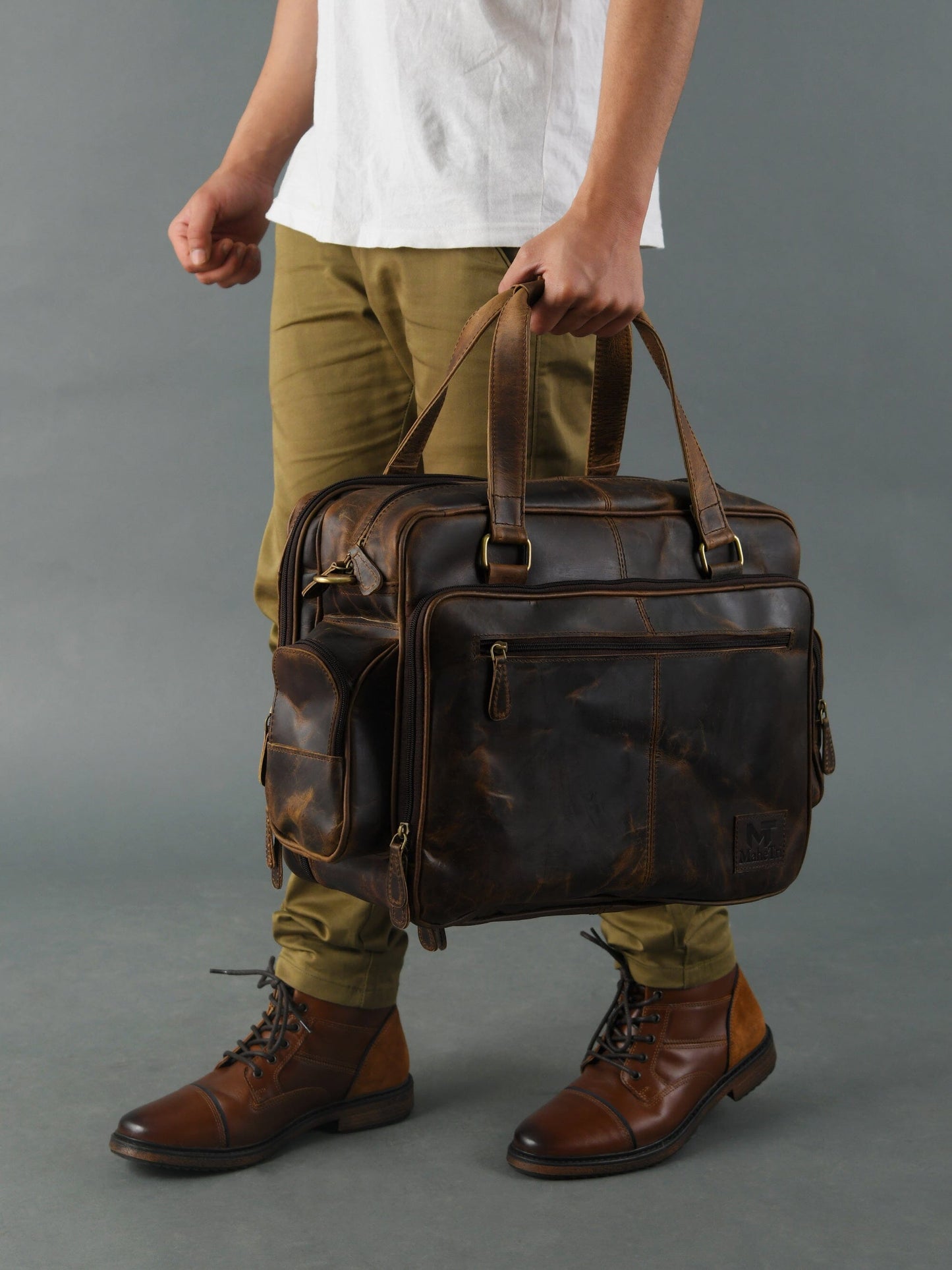 Leather Office Briefcase