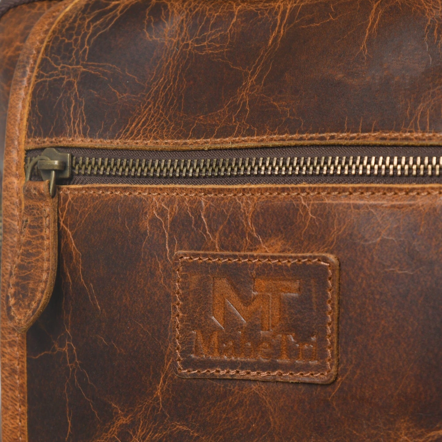 Leather Travel Backpack