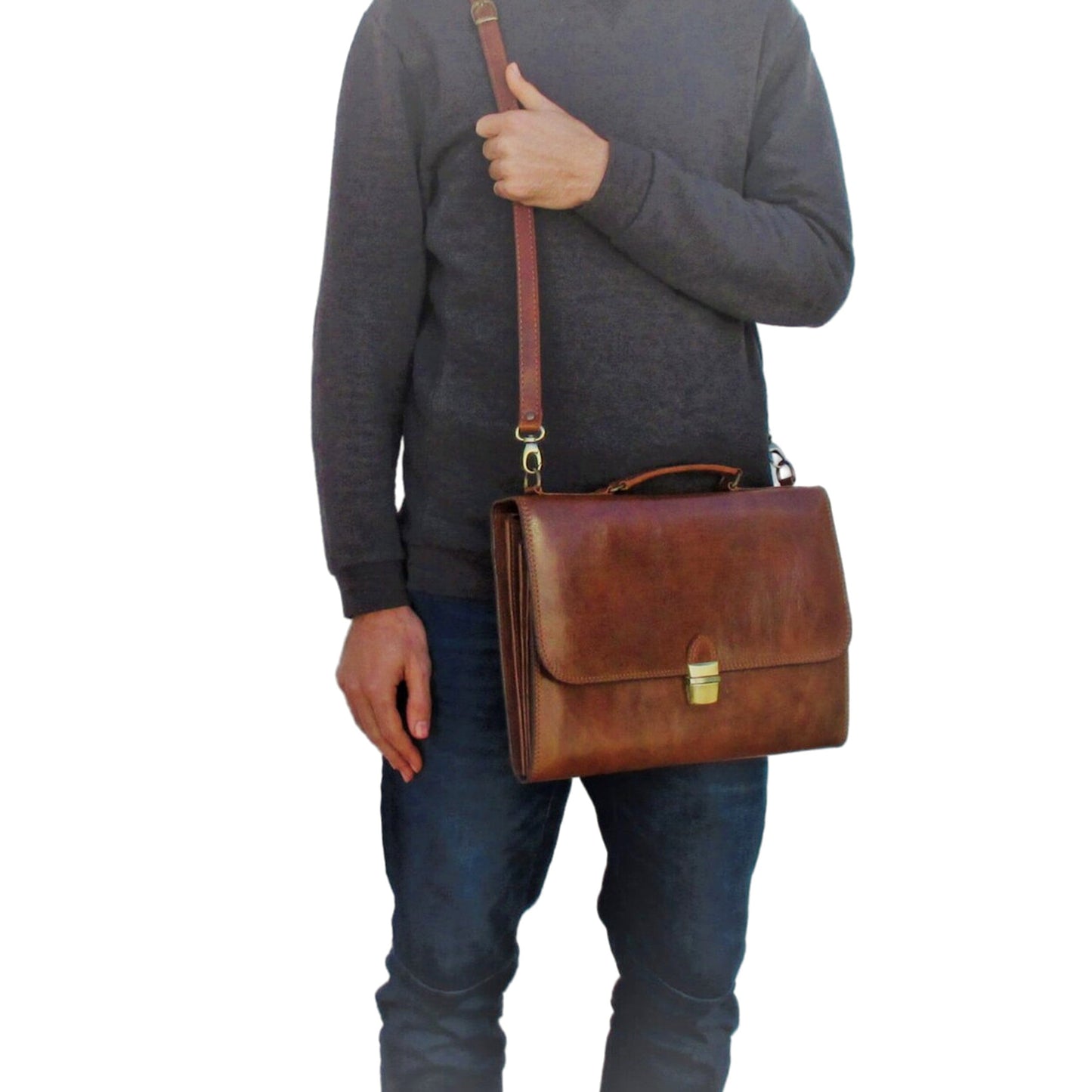 Shop Best Leather laptop Briefcase Bag