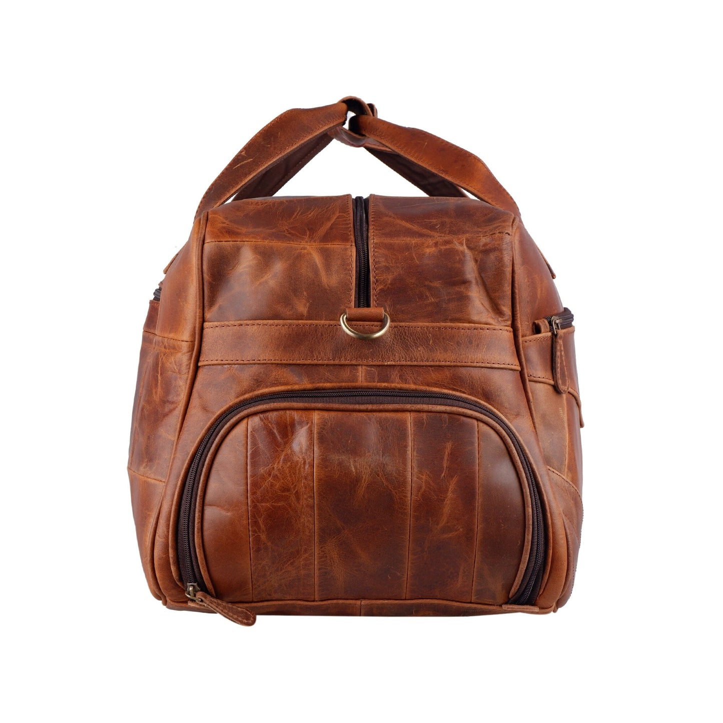 men leather duffle bag