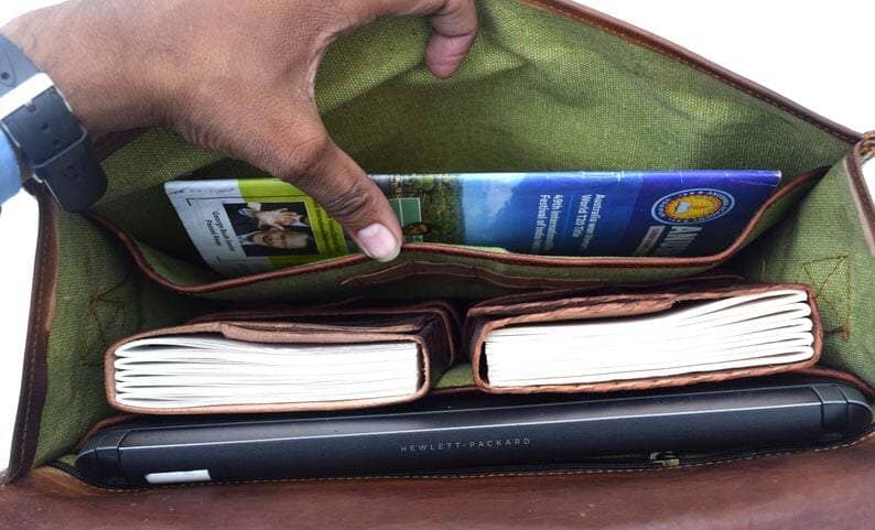 Vintage Large Leather Messenger Bag Classy Leather Bags