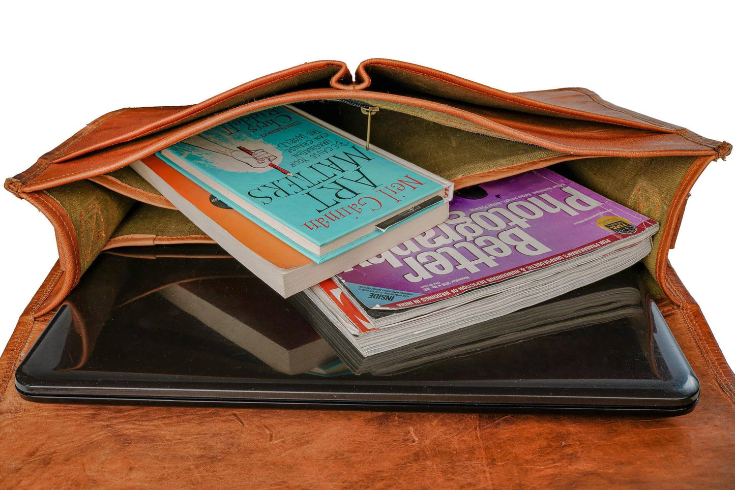 buy stylish leather briefcase laptop bag