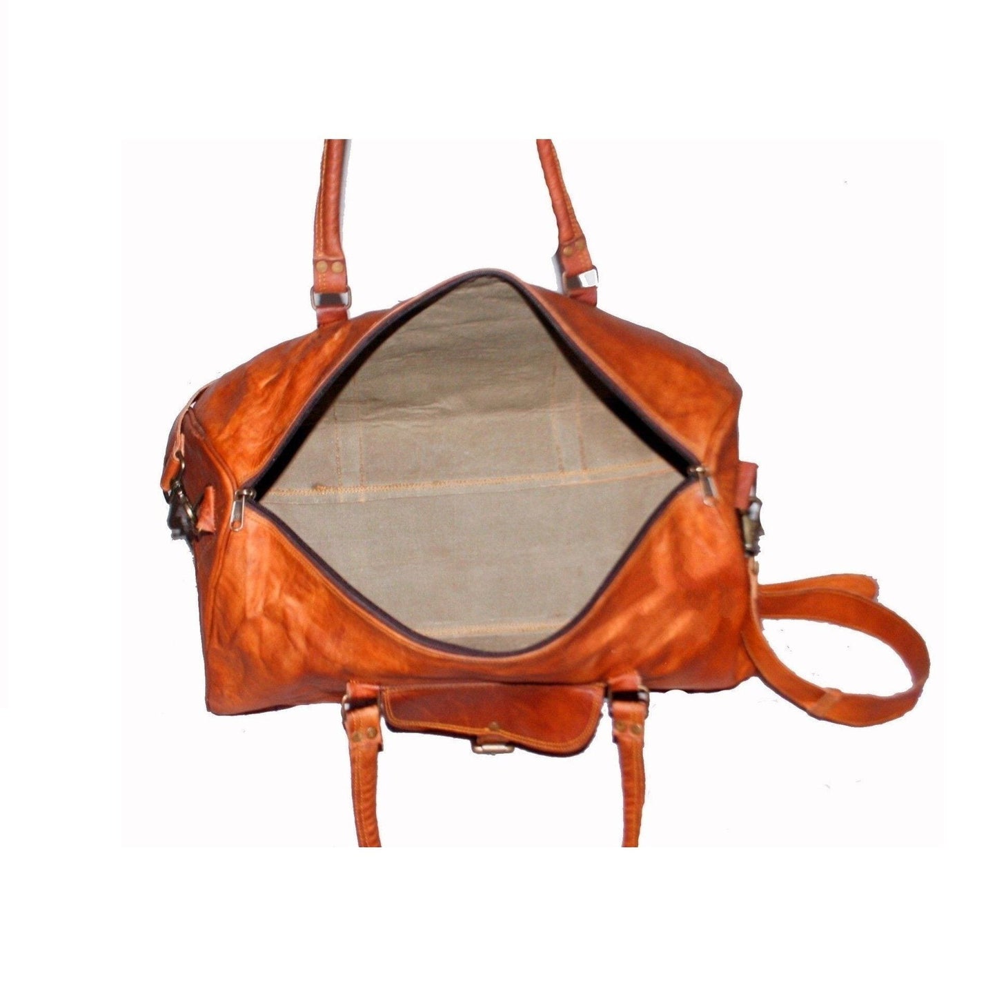 Vintage Leather Travel Weekend Bag Classy Leather Bags
