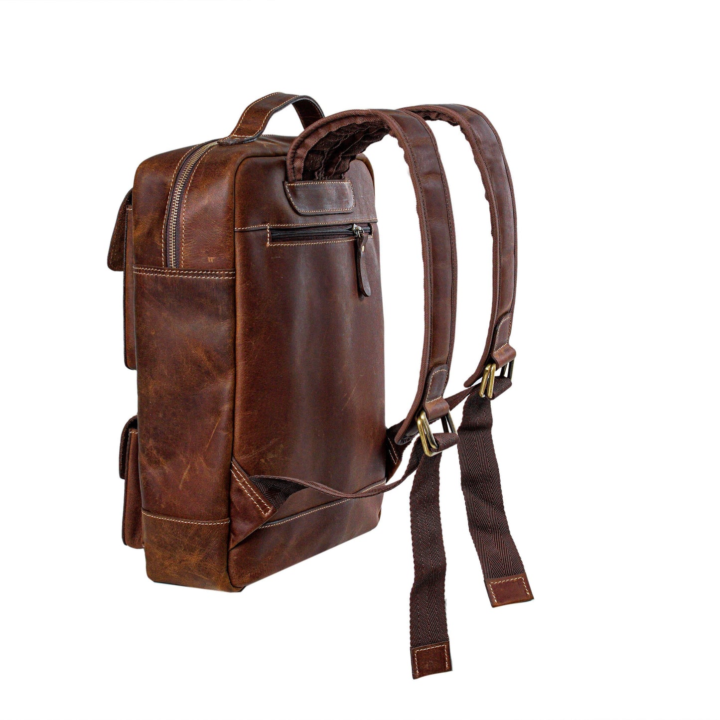 Best Brown Leather Laptop Backpack Women in USA