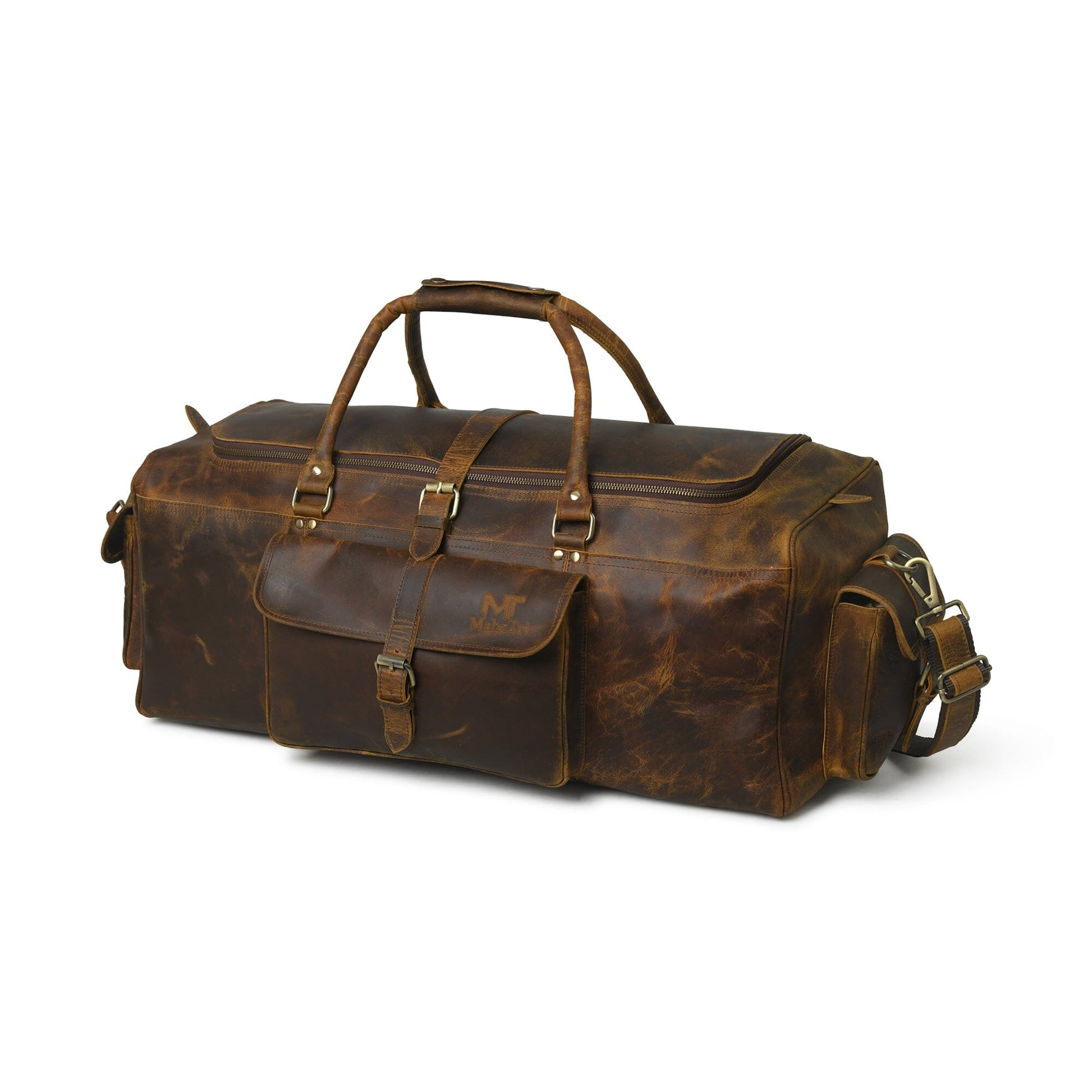 leather duffle bag