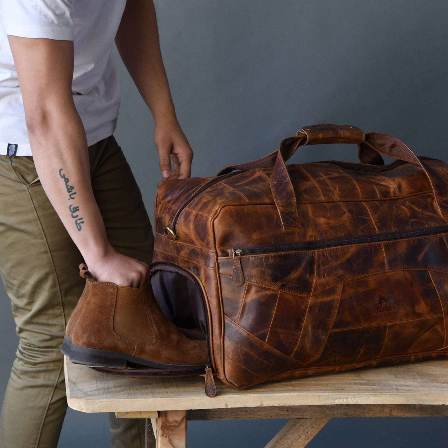 Leather Duffel Bags