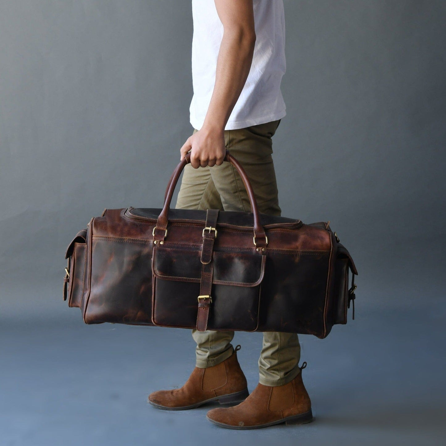 Leather Duffel Bags