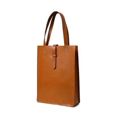 Chestnut Elegance Leather Tote