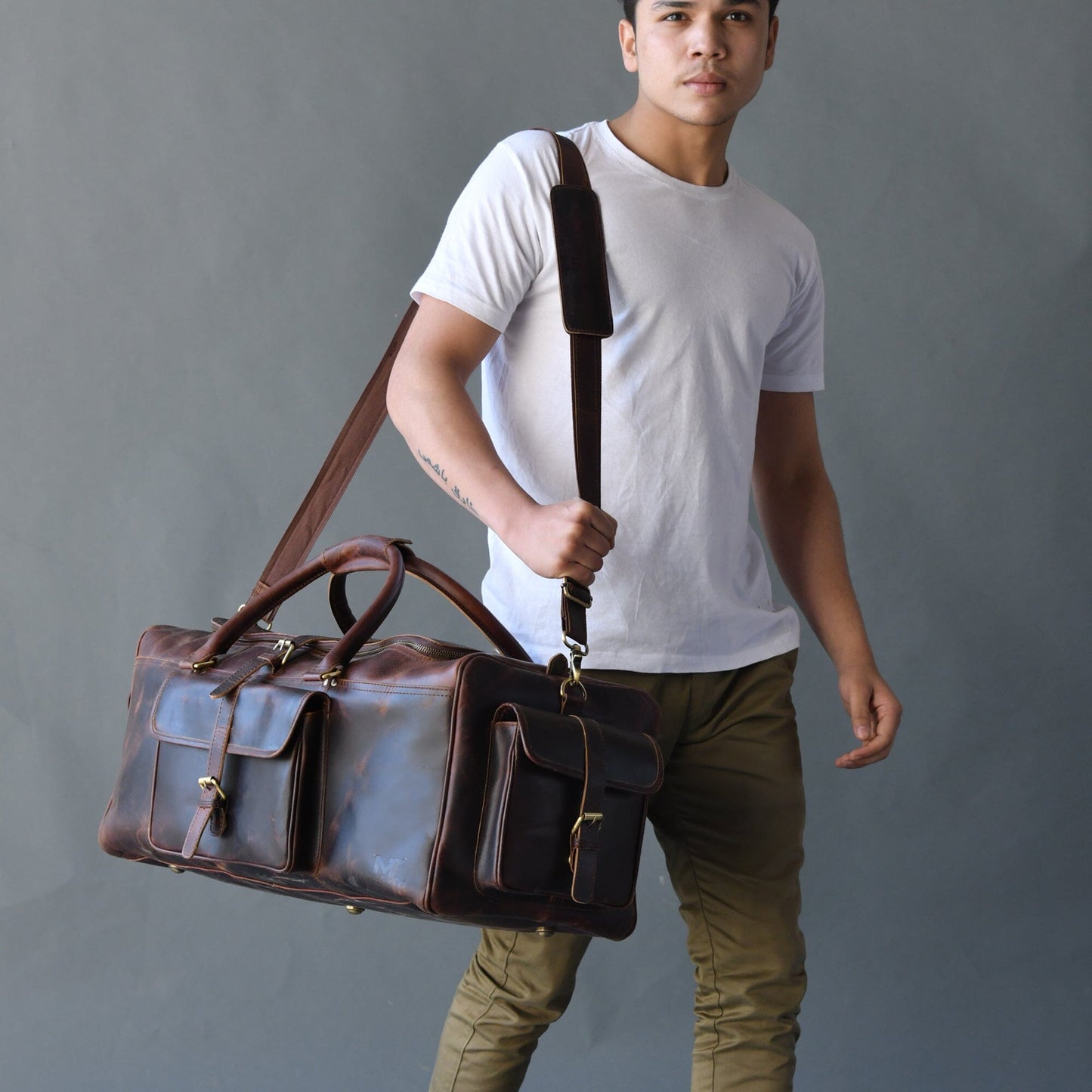 Leather Duffel Bags