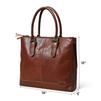 City Chic Cognac Shopper Tote