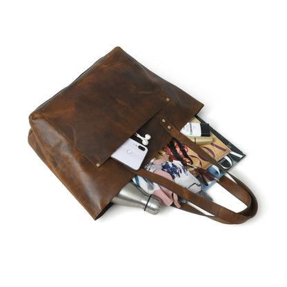 Essential Work Tote - Brown