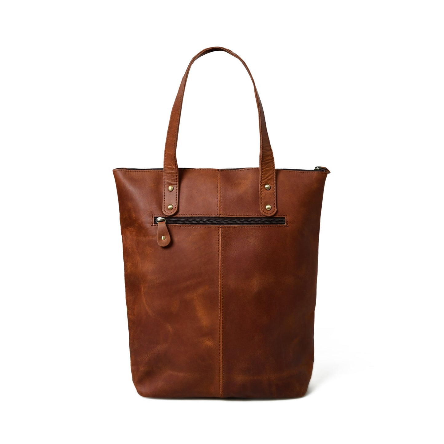 Multicoloured Leather Tote Bag