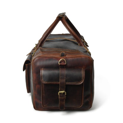 leather duffle bag