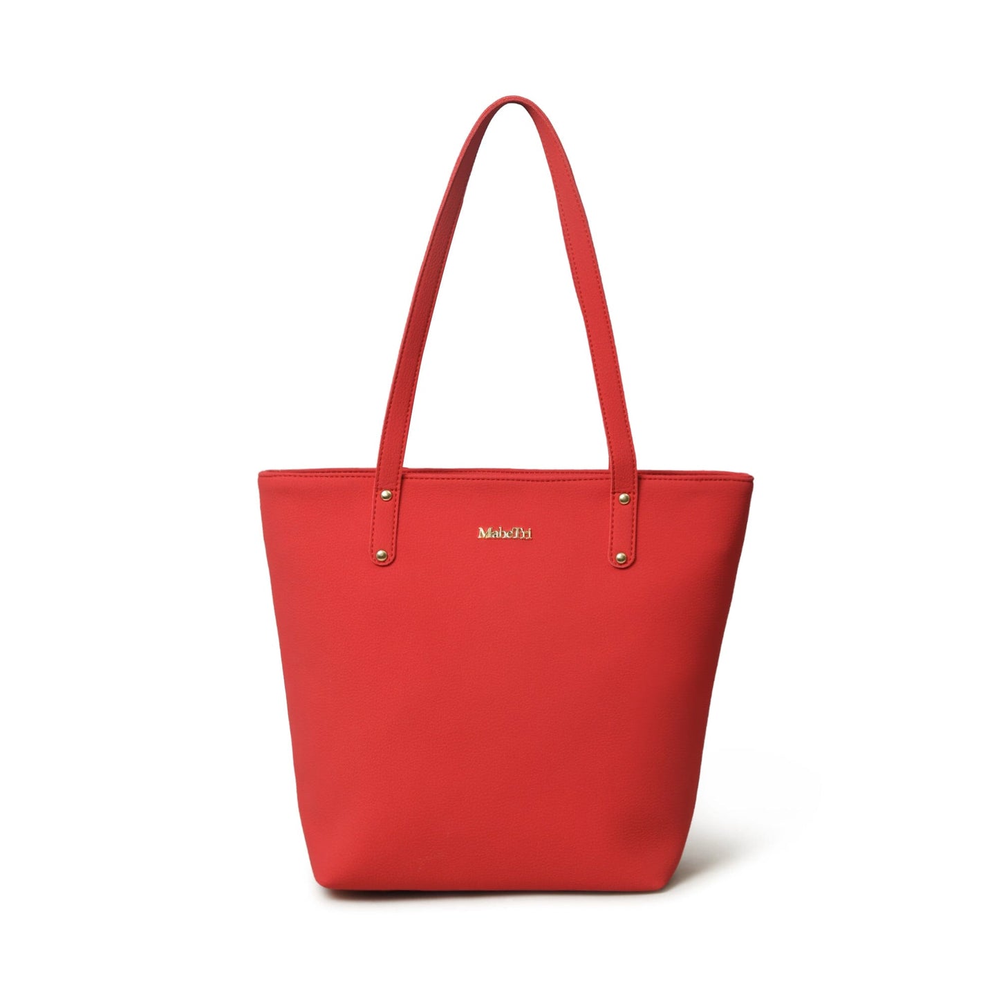 Era Vegan Leather Tote - Coral Red