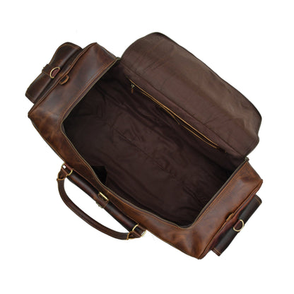 leather duffle bag