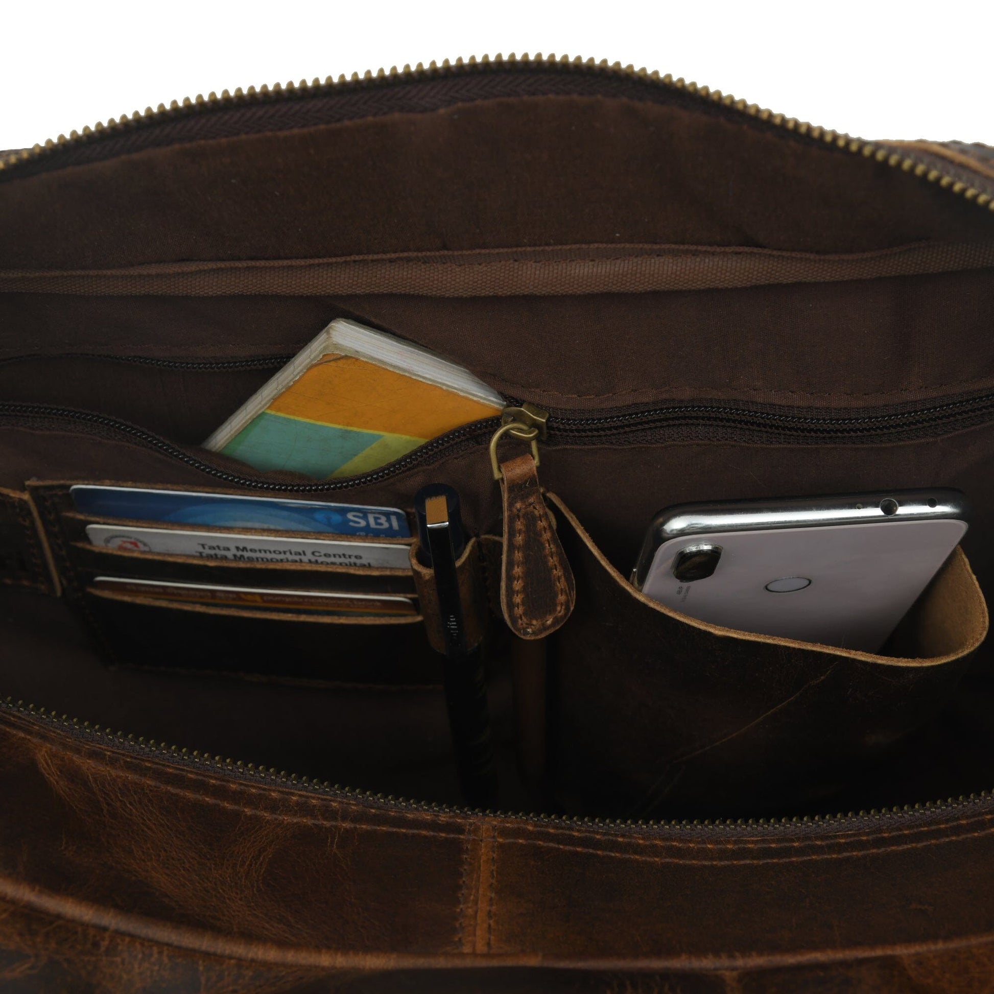 Leather Laptop Briefcase