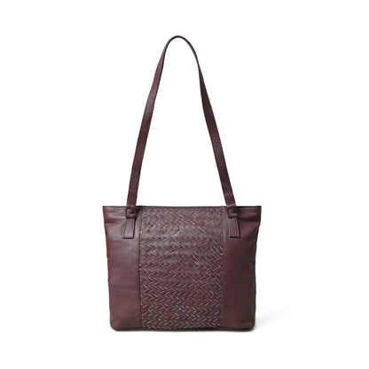 Cocoa Infusion Tote Leather Bag