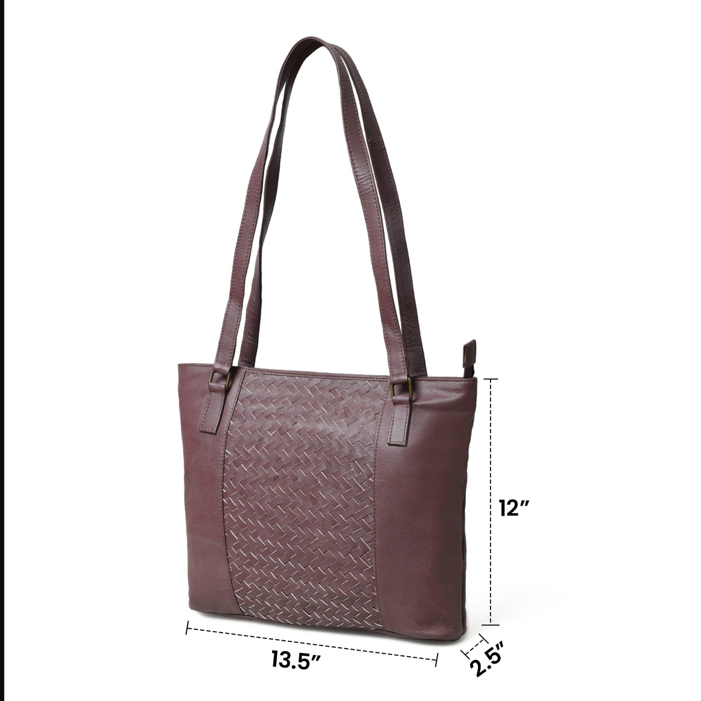 Cocoa Infusion Tote Leather Bag