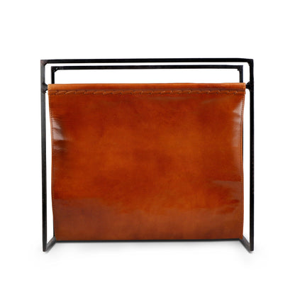 Leather Newspaper & Magazine Rack