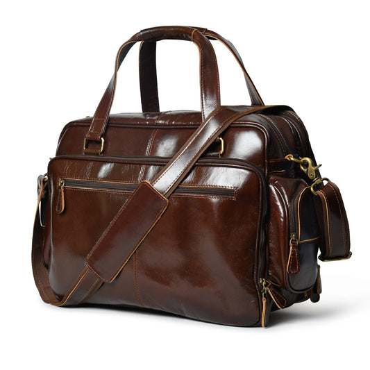 Leather Laptop Briefcase
