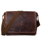 brown leather laptop bag