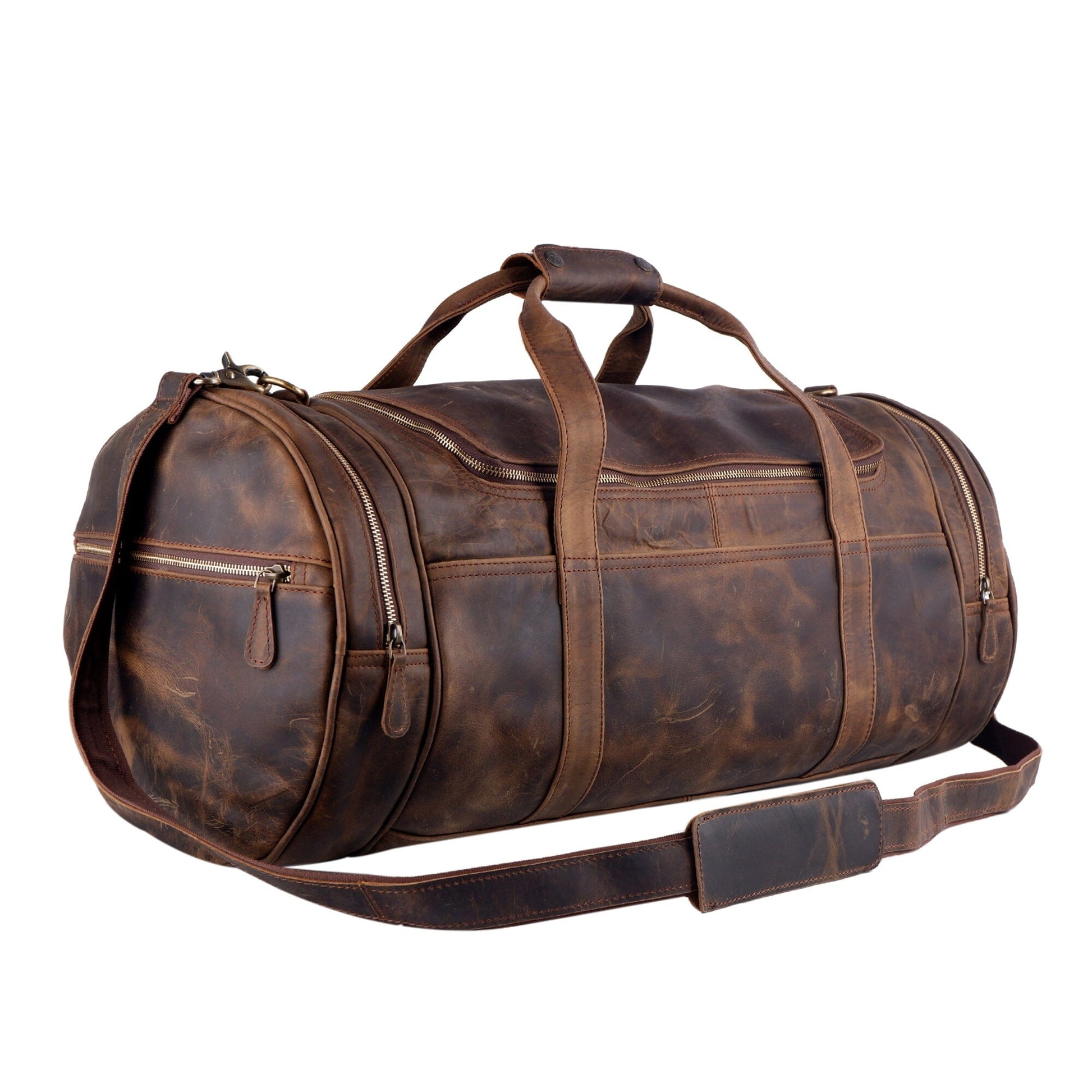 womens leather duffle bags