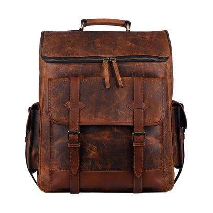 Shop Men's Brown Leather Backpack from Classy Leather Bags