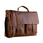 vintage leather laptop bag