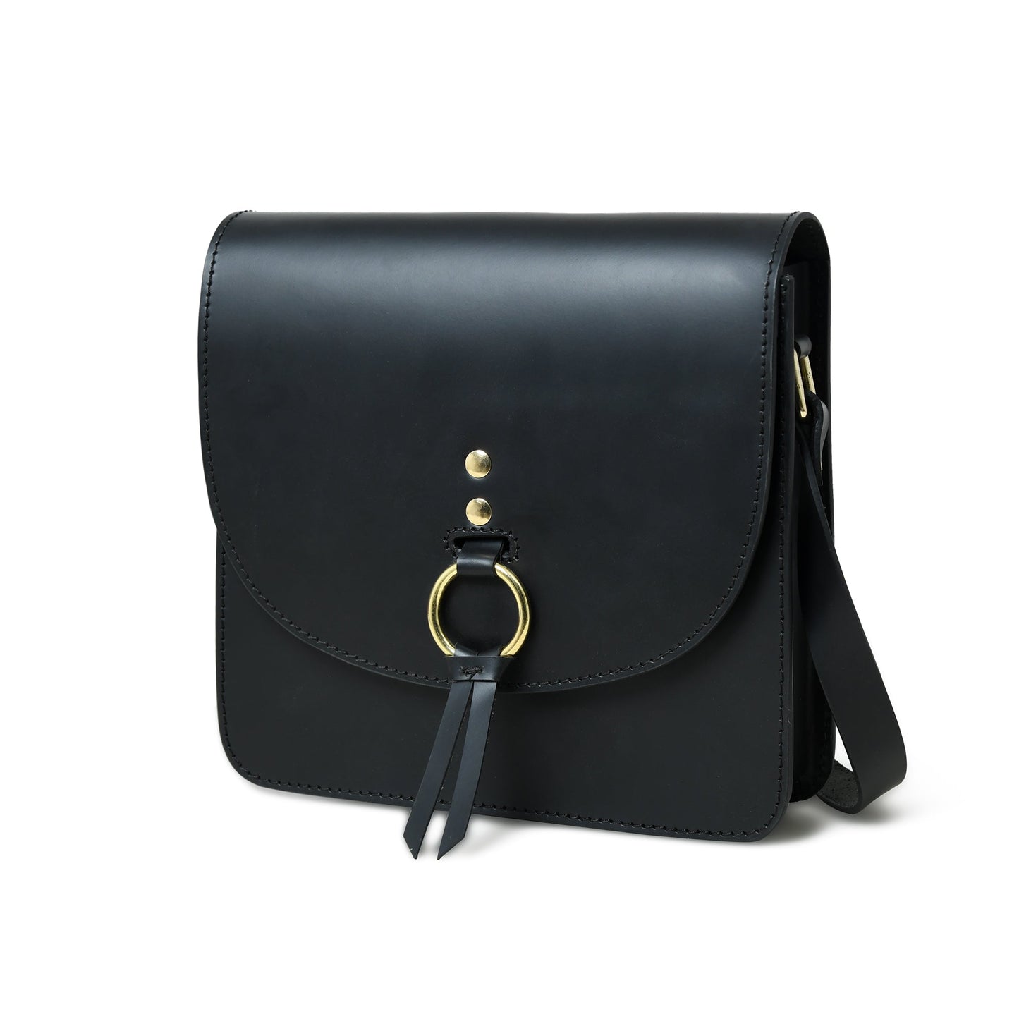 Divine Black Elegance Crossbody Bag