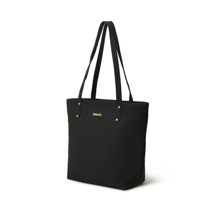 Era Vegan Leather Tote - Midnight Black