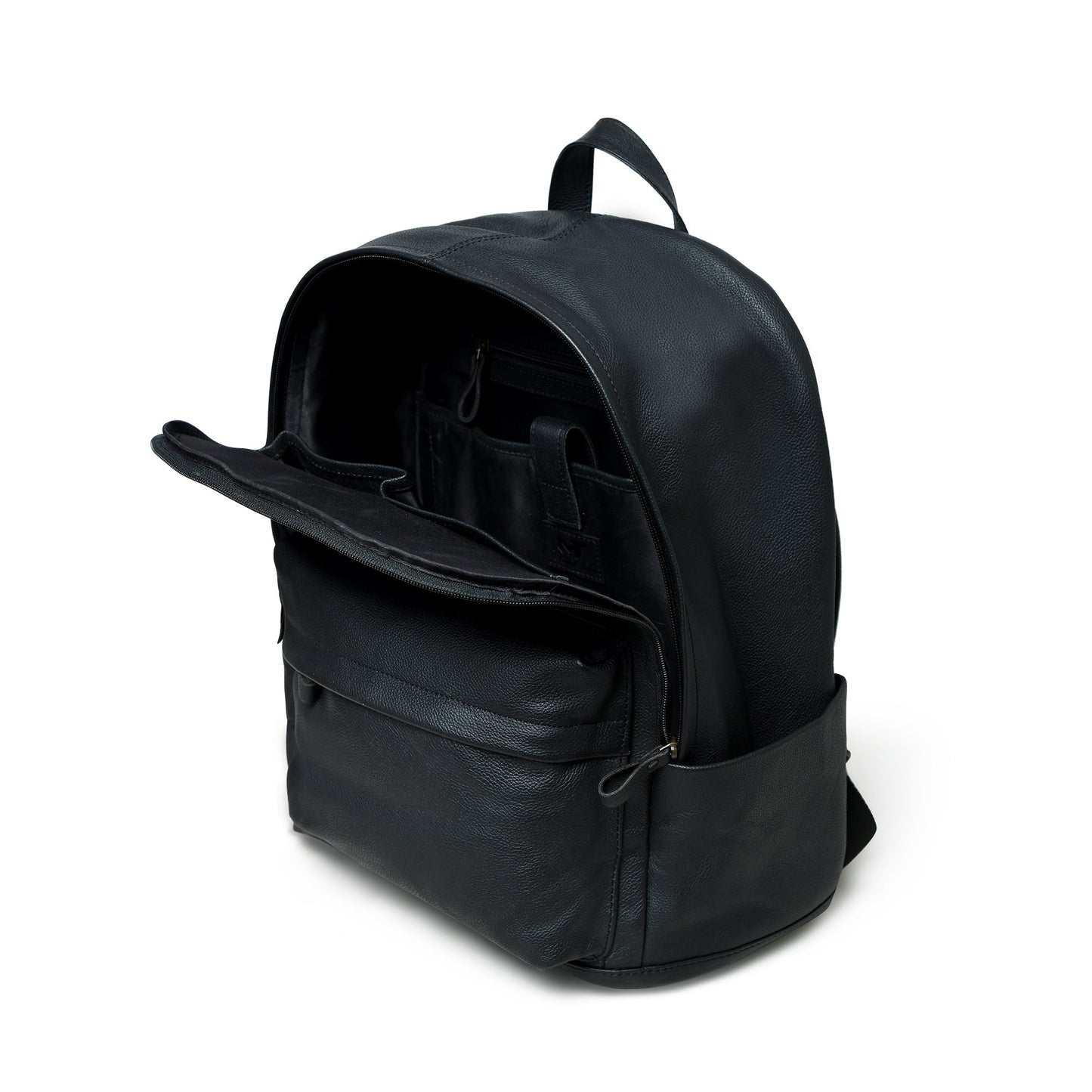 Walter Black Leather Daypack