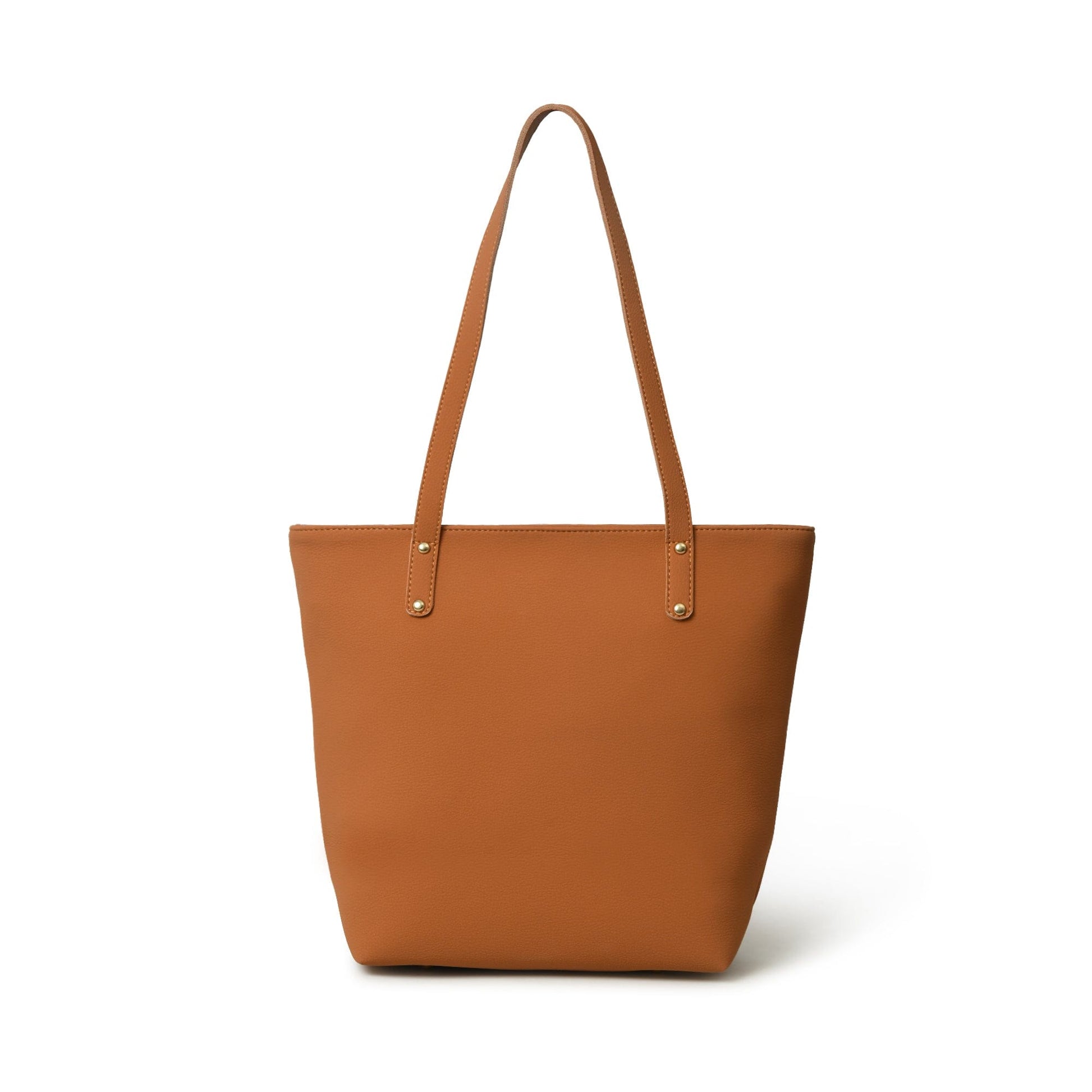 Era Vegan Leather Tote - Tan Brown