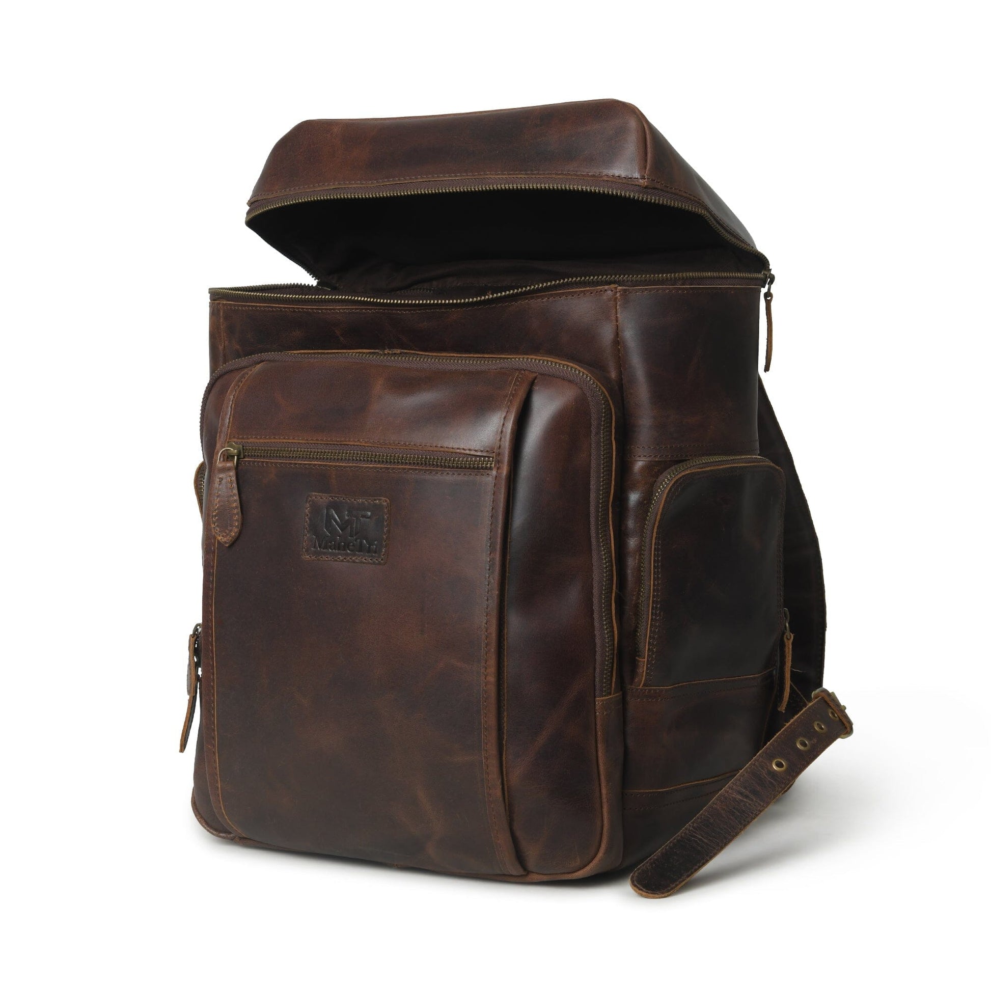  Leather Travel Backpack