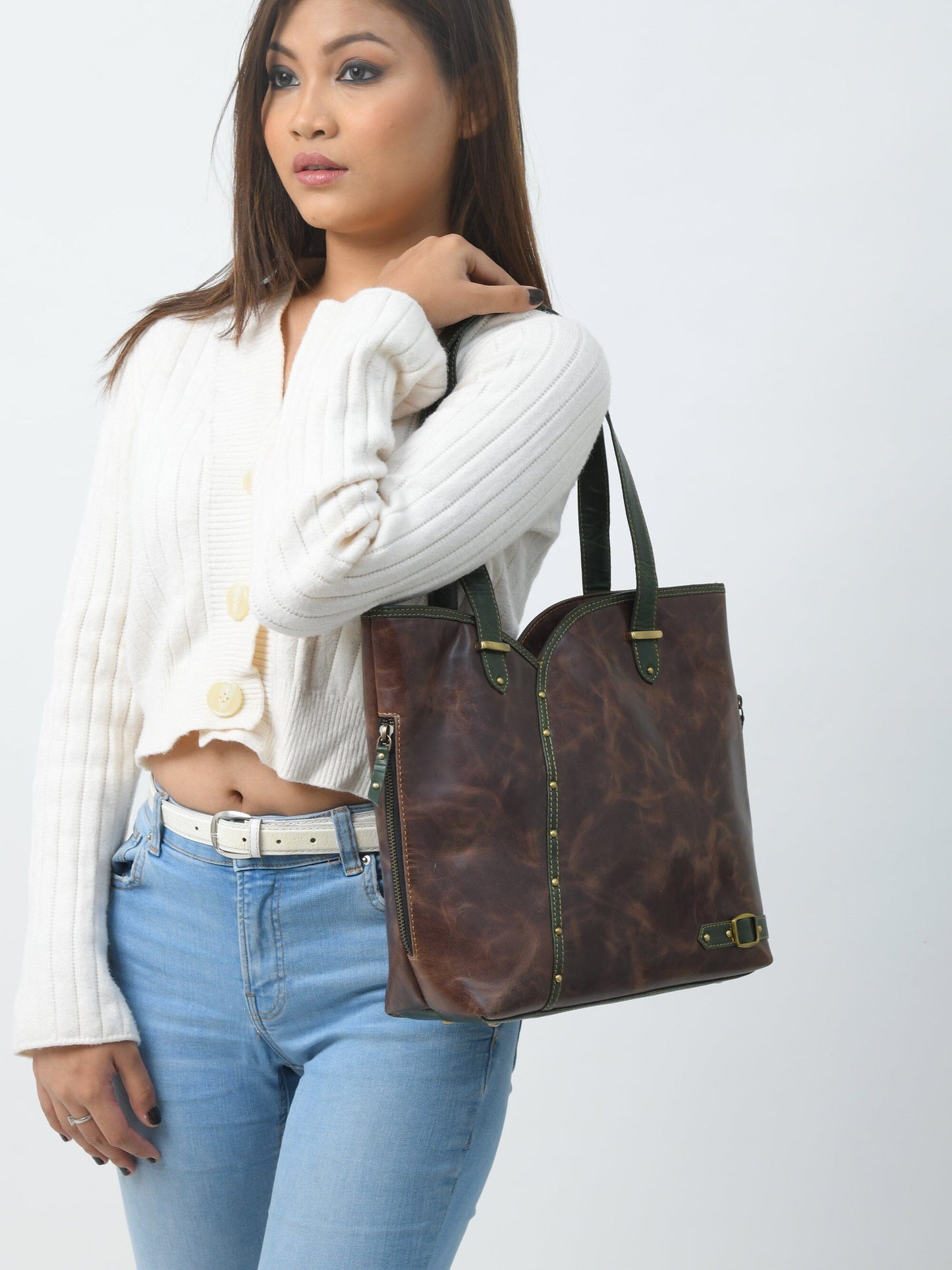 The Riley Handbag - Brown