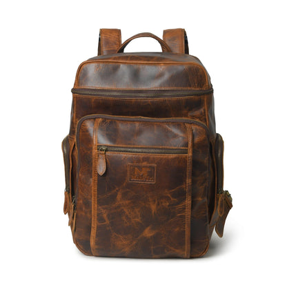  Leather Travel Backpack