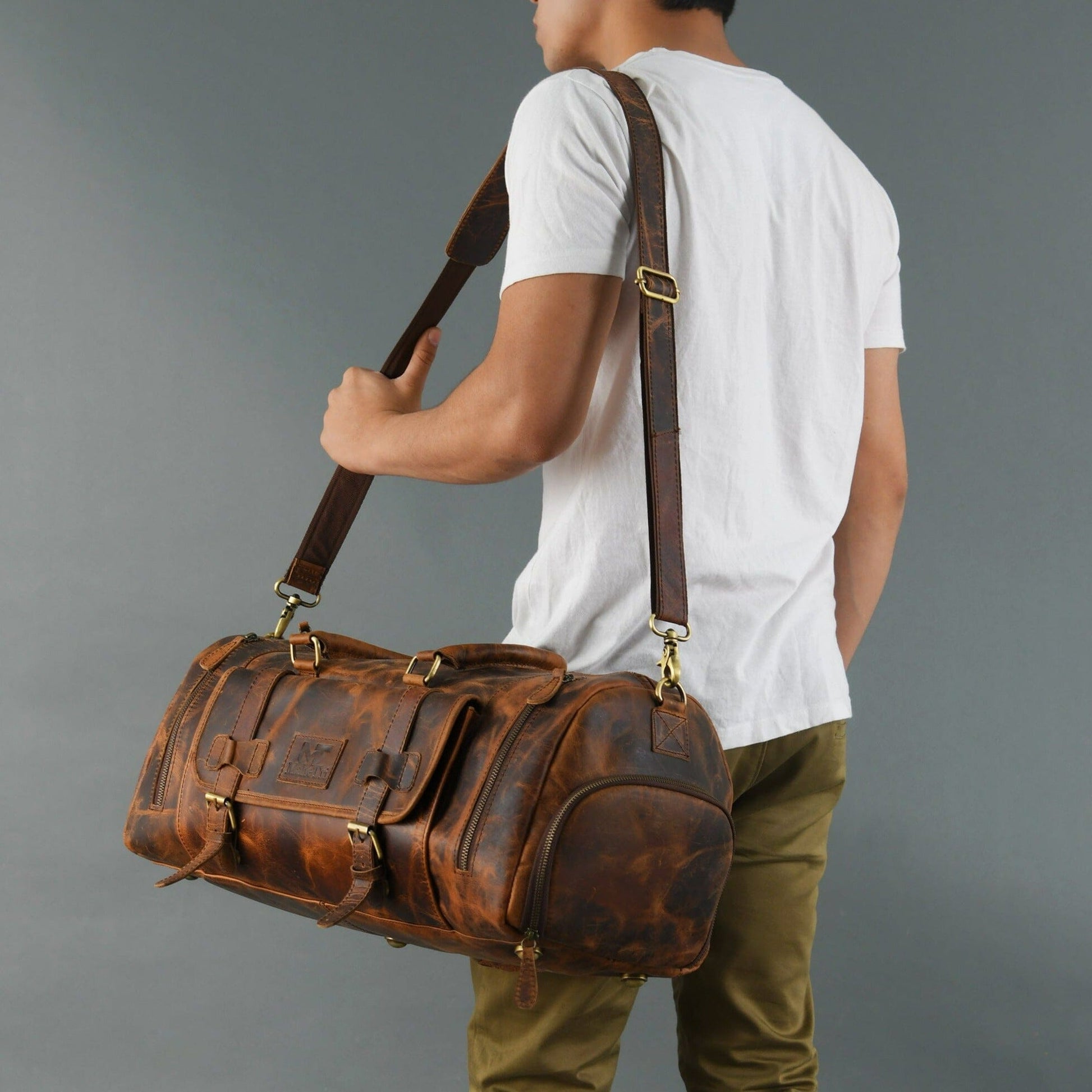 Leather Duffle Bag