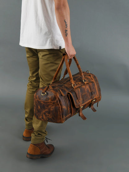 Leather Duffle Bag