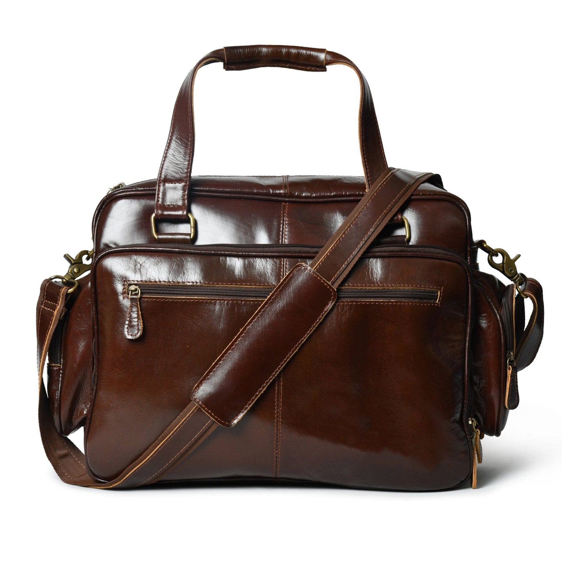 Leather Laptop Briefcase