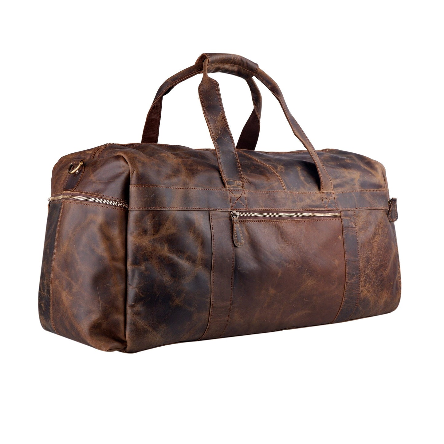 men leather duffle bag