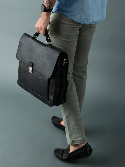 Business Attache Laptop Bag - Italian Finish