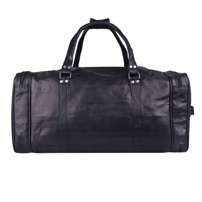 men's leather duffle bag