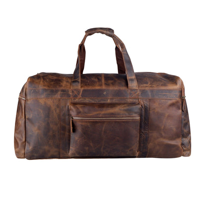 men leather duffle bag