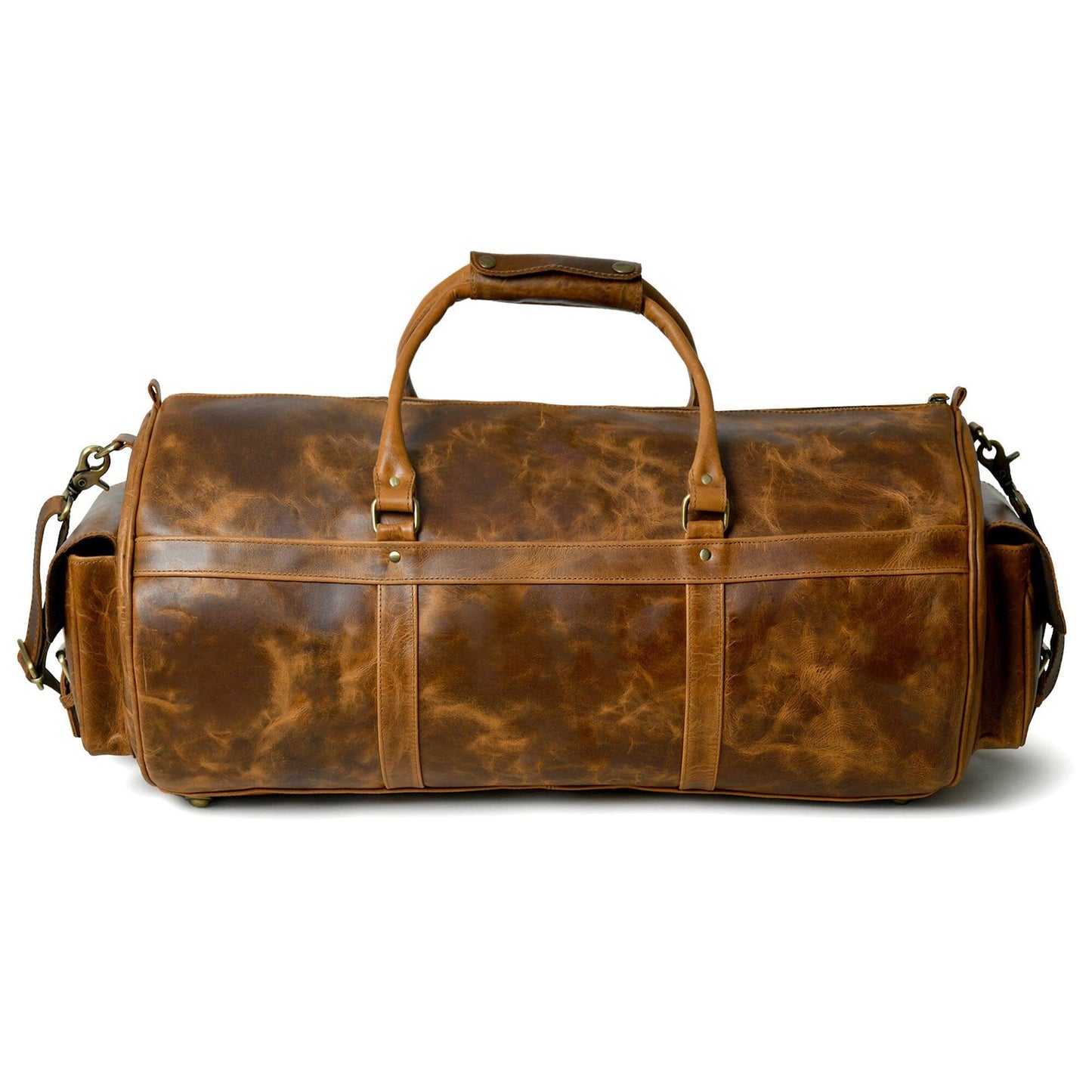 buy leather duffle bags online