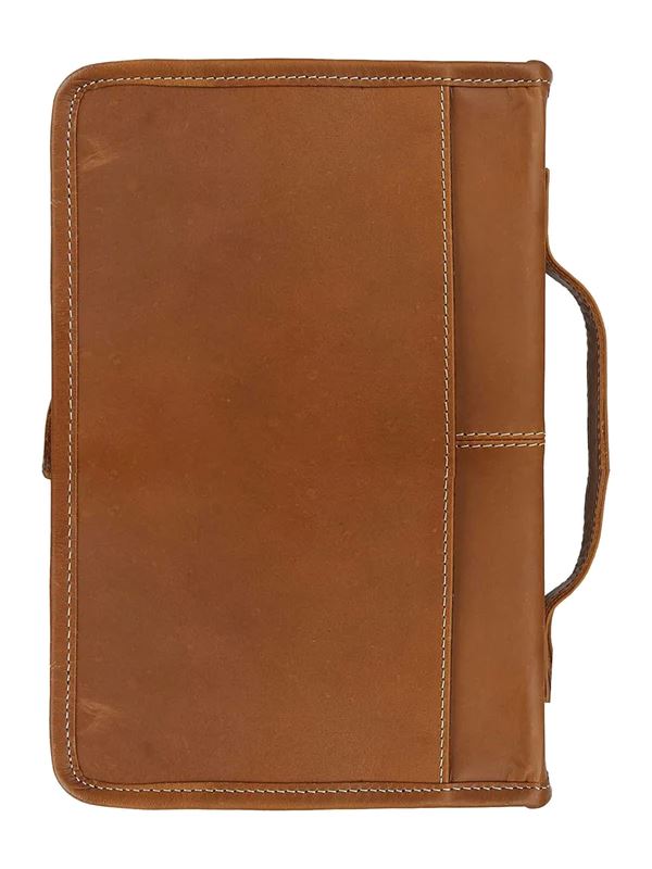 Classic Bible Leather Cover - Tan