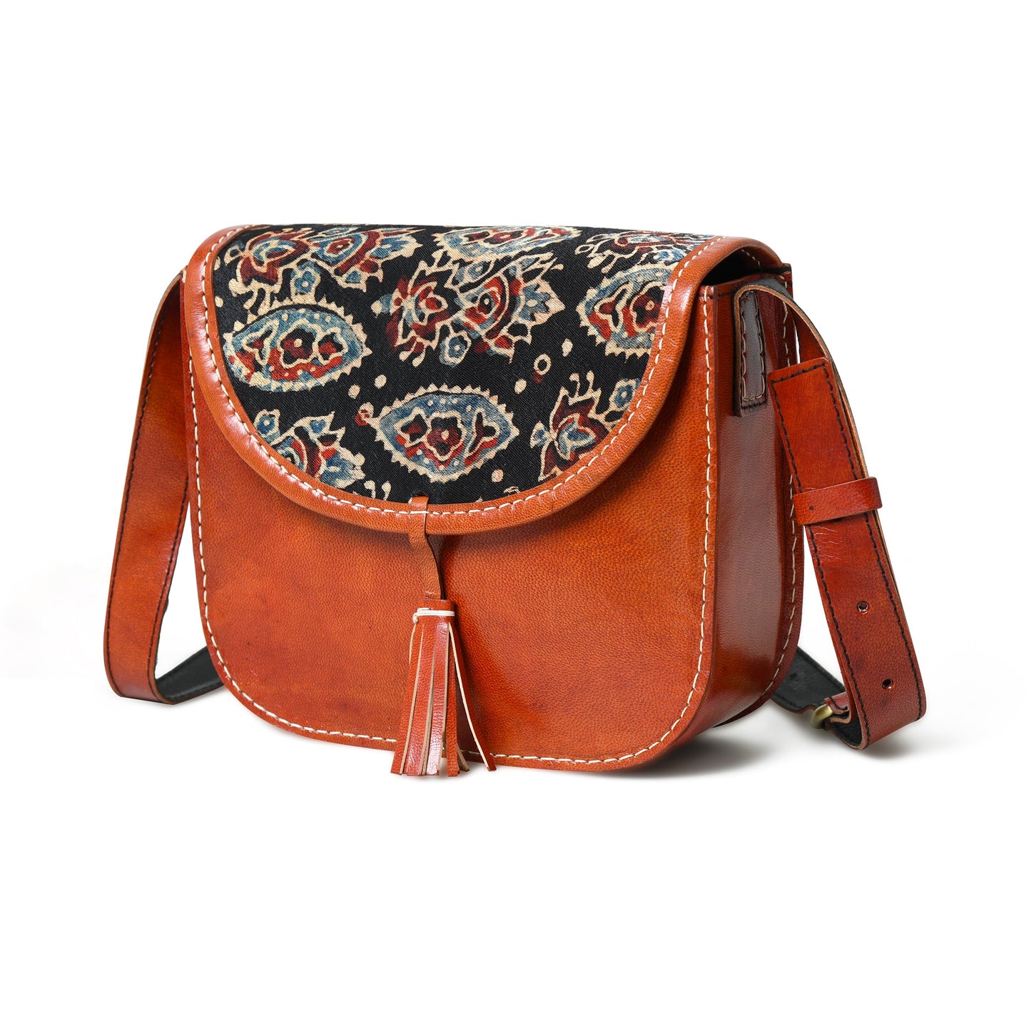 Astounding Ajrakh Ethnic Satchel