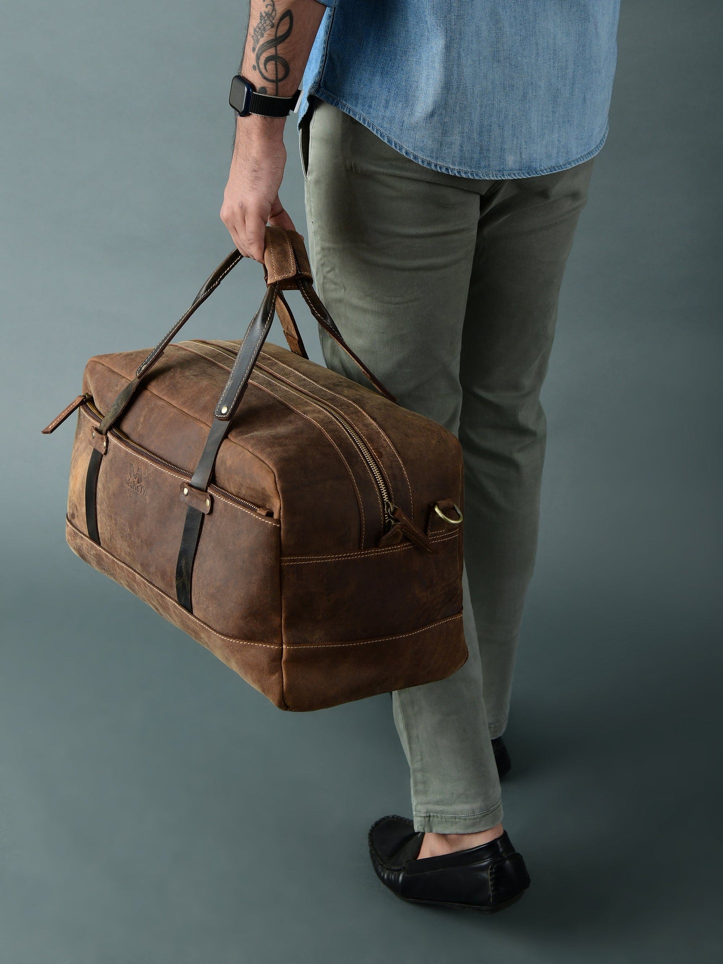 Espresso Elegance Carry on Duffle