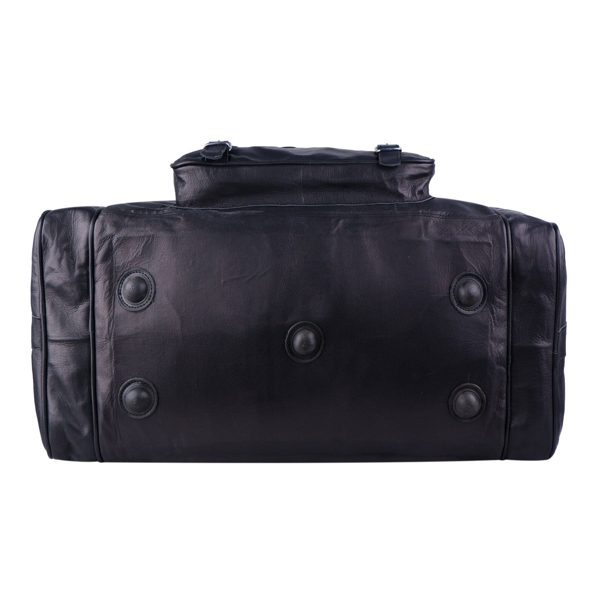 men's leather duffle bag