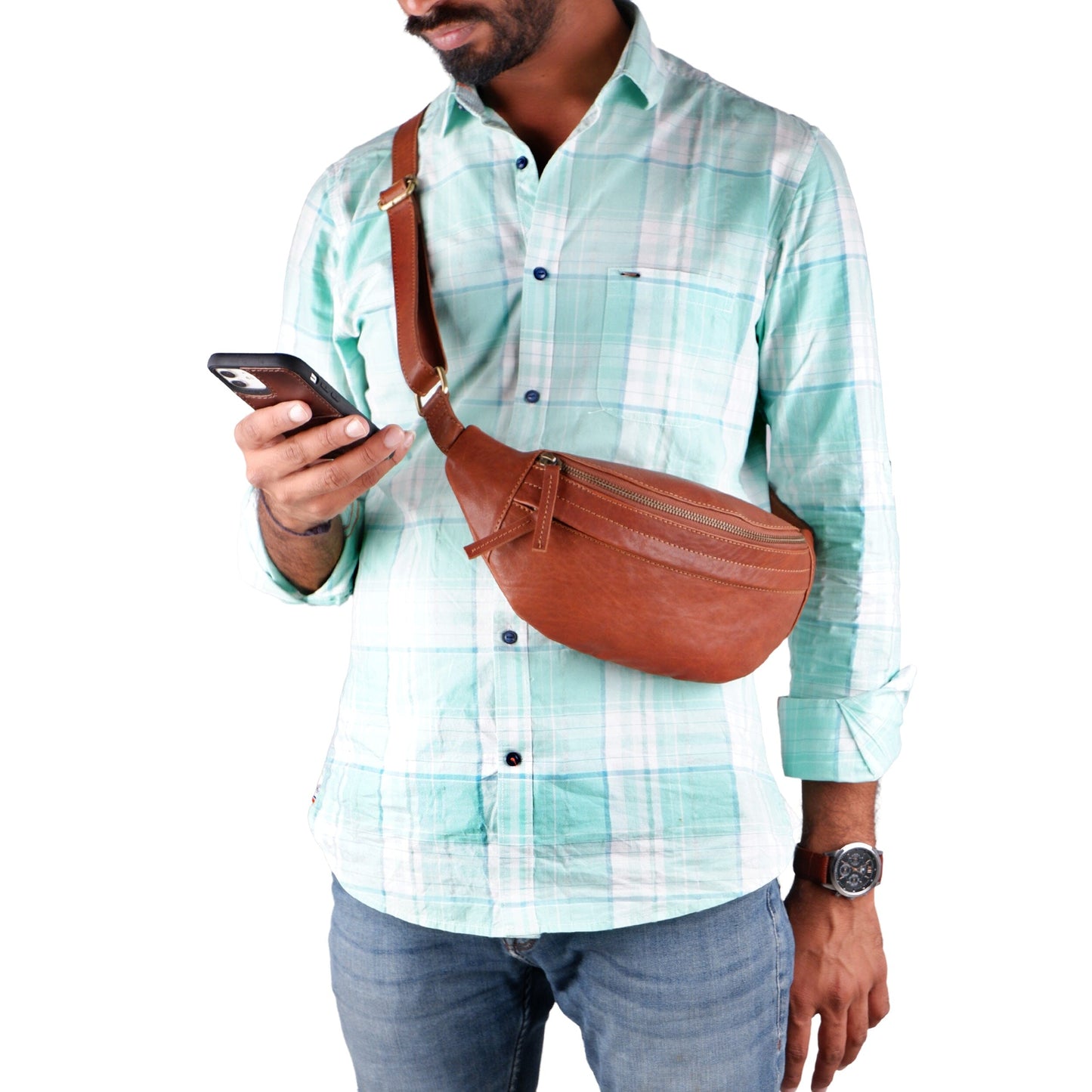 vintage leather laptop bag