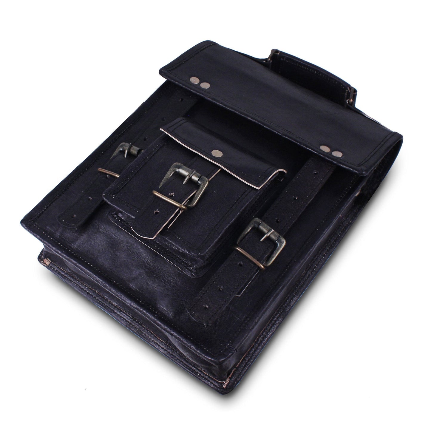 Shop Black Leather Crossbody Bag Classy Leather Bags