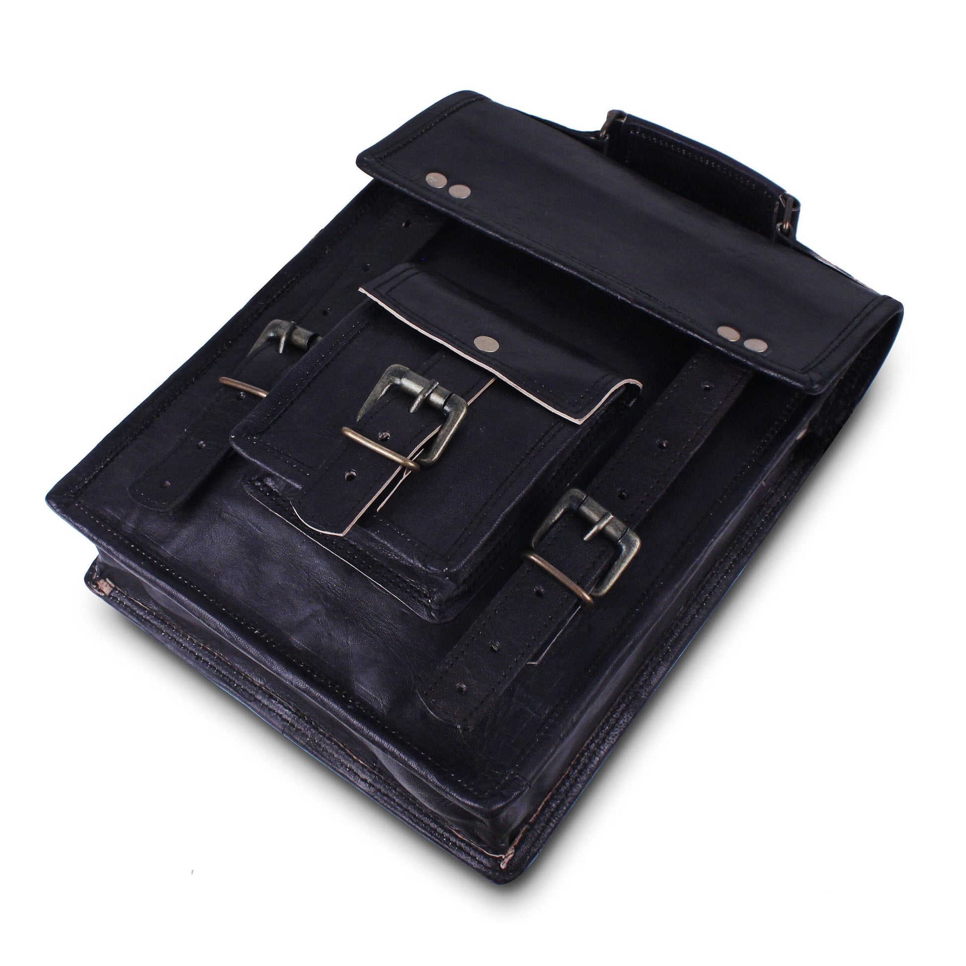 Shop Black Leather Crossbody Bag Classy Leather Bags